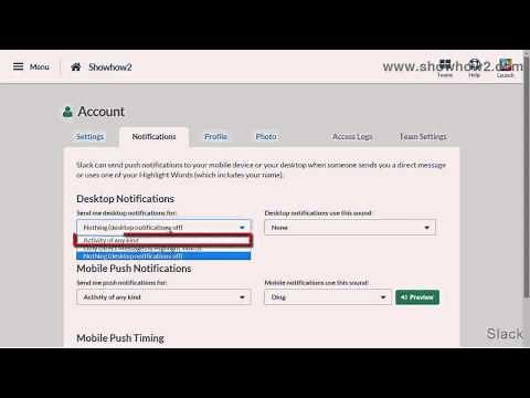 Slack - How To Enable Desktop Notification