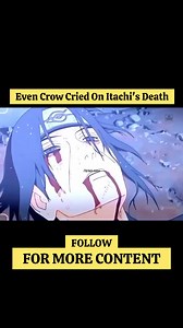5.9K views · 47 reactions | Even Crow cried on Itachi's death #aranime #anime #naruto | Ar Anime | Facebook
