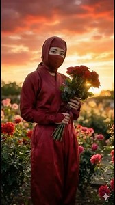 Red-clad female ninja 02