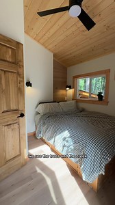 256 sq ft Cabin Bedroom Reveal — How We Converted a Covered Porch