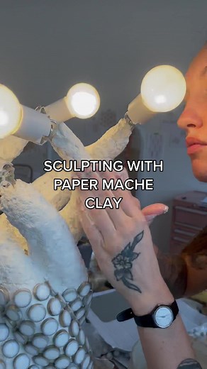 Exploring the Art of Paper Mache Sculpting and Light Design