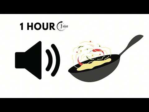 1 Hour of Cooking Frying & Pan Stirring Sounds — Satisfying Kitchen ASMR