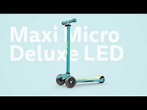 Maxi Micro Deluxe LED - Maximum luminosity on three wheels