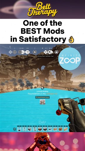 This has to be my FAVOURITE mod in Satisfactory 👌 #satisfactory #gaming #gamer