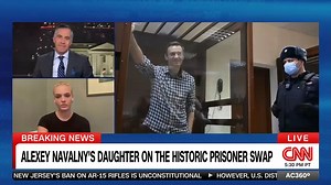 Dasha Navalnaya, the daughter of late Russian opposition leader Alexey Navalny, joins AC360° to discuss the historic prisoner swap. She says she is taking up the fight for her father and she just wants to make him proud. | Anderson Cooper 360