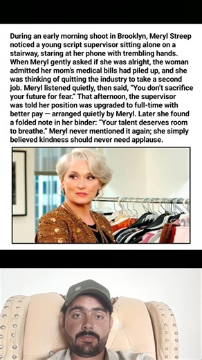 Meryl Streep Quietly Saved a Young Woman’s Career 💖