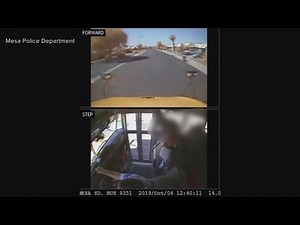 Surveillance video: Bus driver cursed at kids and slammed on brakes, sending child into windshield