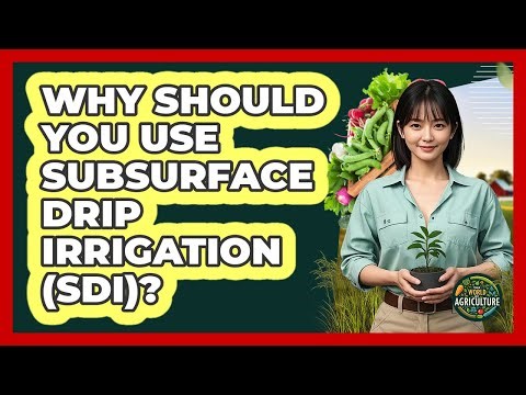 Why Should You Use Subsurface Drip Irrigation (SDI)? - The World of Agriculture