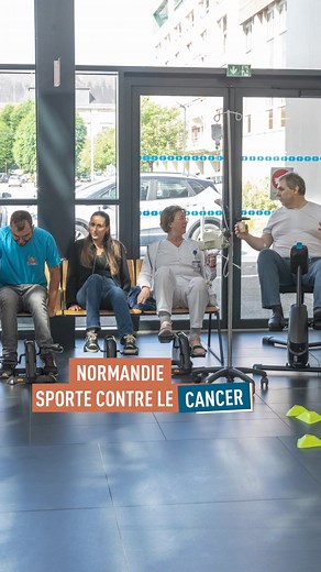 𝗣𝗥𝗘𝗩𝗘𝗡𝗧𝗜𝗢𝗡 | Normandie sporte contre le cancer au CHU !🏃‍♀️ Nos coachs APAs Alexia et Pauline organisaient une journée dédiée à l’activité physique adaptée, dans le cadre de l'événement régional. Au programme : échanges autour des stands des partenaires sport&santé et challenge sportif à la clé ! Des ateliers d’initiation permettaient de découvrir l’activité physique adapté autour de différents exercices. 👉‍ Les données scientifiques sont unanimes : l’activité physique est bénéfique,