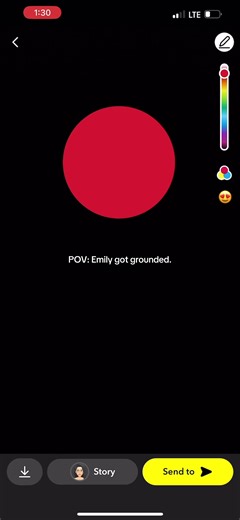 POV: Emily got grounded.