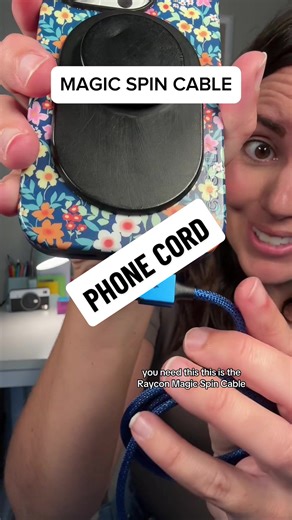 This Raycon Magic Spin Cable is so handy, great quality with fast charging. No more broken cords over here! #Raycon #rayconpartners #poweryoureveryday #chargingcable #powerbank #phonecharger #tiktokshop #tiktokshopfinds