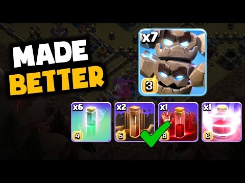 Just DO THIS and DESTROY EVERY BASE! Improved RC Dive Meteor Golem army is EVEN STRONGER in Legends!