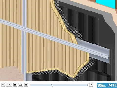 Horizontal Control Joint in Three Coat Stucco