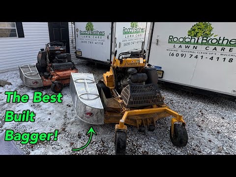 Best Bagger Setup! Accelerator Baggers | Standard & Jumbo Grass Catchers!