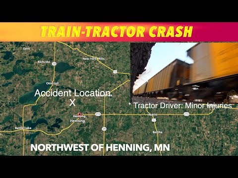 Tractor-Train Crash In Otter Tail County, MN