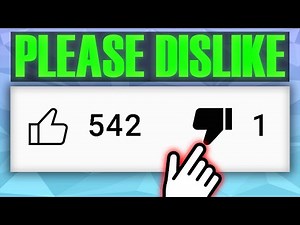 Please Dislike This Video