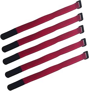 Rubberized Battery Straps Non-Slip 5 Pieces 20mm x 200mm RC Accessories for Securely Holding Battery (5 Pieces)