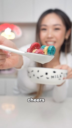 398K views · 494 reactions | A simple, quick and easy breakfast recipe for you all  If you’re up for the easiest recipe ingredients below! 140g flour 2 tbsp cornstarch 50g freeze dried fruit blended Pinch of salt 1/4 tap Baking soda 1/2 tsp Baking powder 100g sugar 2 tbsp butter (30g) 1/4 cup milk . . . #cereal #fruitloops #homemade #breakfast #dessert #cookies | Catherine.desserts | Facebook