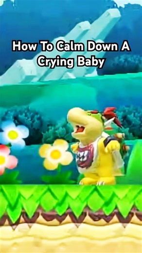 How To Calm Down A Crying Baby #mario #shorts #memes