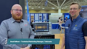 In this video, Joern Hoepfner from Quantum Machines discusses the generation of 7.5 GHz pulses designed to manipulate and measure qubit states, and how these signals are visualized on the Tektronix 6 Series B MSO. #APSMarch #Tektronix #APSMarchMeeting #Oscilloscope #6SeriesMSO | Tektronix
