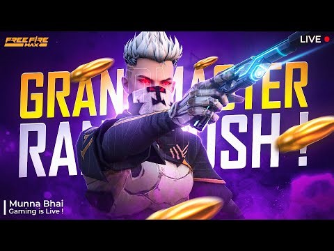 Grandmaster Lobby Live Rank Push Free Fire Telugu - Munna Bhai is Live - Telugu Gaming Live #MBG