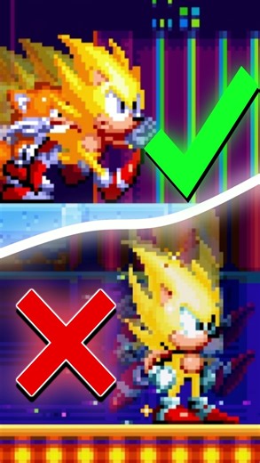Sonic Mania, but HIGH EFFORT CA22 Sonic Looks AMAZING! 🔥 [Sonic Mania Plus Mods Shorts]