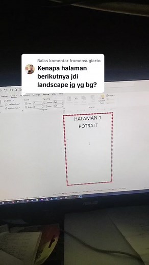 Cara Mengubah Halaman Portrait Menjadi Landscape di Microsoft Word