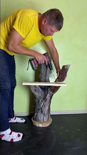 Estante Rama Árbol: Decoración Rústica DIY