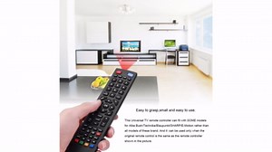 TV Remote Control，Smart TV Remote Control Compatible with Alba Bush Technika E-Motion