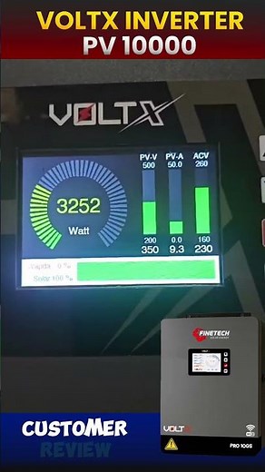 REAL Customer Review of the VoltX Inverter PV 10000?