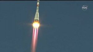 1M views · 10K reactions | ‍ ‍ ‍ At 1:45 a.m. EDT, three space travelers, including Kate Rubins of NASA Astronauts, launched aboard a Soyuz spacecraft on a two-orbit journey to the International Space Station. Coming up (all times EDT): 4 a.m.: Rendezvous and docking 6 a.m.: Hatch opening and welcome ceremony  How to watch: www.nasa.gov/live | NASA - National Aeronautics and Space Administration | Facebook