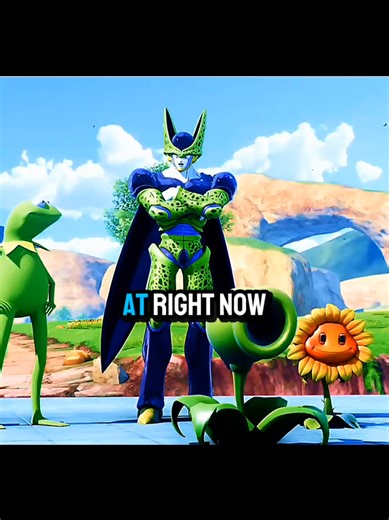 Cell meets Plants vs Zombies #goku #dbz #fyp #anime #dragonball | Goku