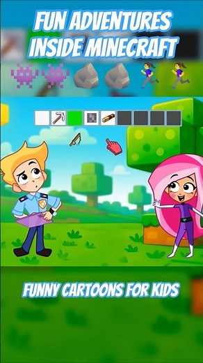 Trapped Inside the Minecraft Game 💎 | Fun Adventures for Kids