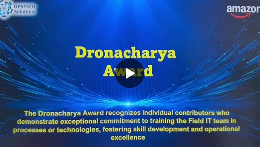 #amazon #opstechsolutions #dronacharyaaward #lifeatamazon #leadershipdevelopment #fieldit #operationalexcellence #careergrowth #proudmoment | Varshika Sahu