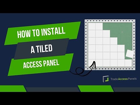 How to Install a Tiled Access Panel | Trade Access Panels