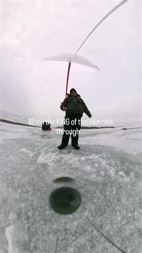 Ice Fishing for Huge Musky in Iowa