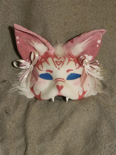 Valentines Cat Mask - Etsy