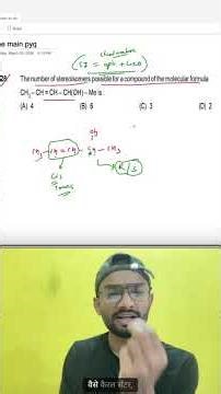 Stereoisomers Made Easy No Formulas Needed