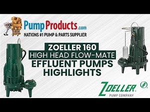 Zoeller 160 Series "High Head Flow-Mate" Effluent Pump Product Highlight