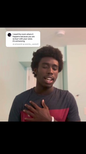 Farrel Ewanena on Instagram: "Full video? 👀 #hamiltonmusical #musicaltheatre #aaronburr"