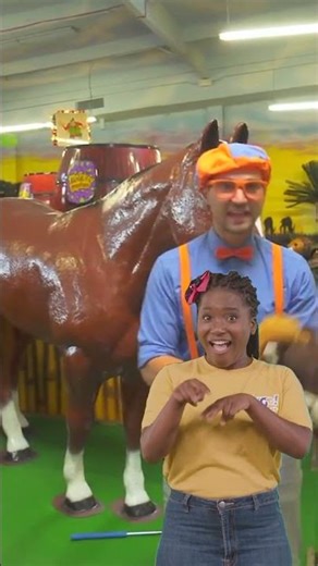 Jungle Adventure! 🐒🌴 Blippi Explores Amazing Jungle Animals #Shorts #Blippi