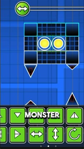 How to make good looking 1.0 blocks in geometry dash #editor #geometrydash #howto #shorts