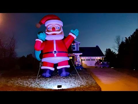 26ft tall inflatable Santa Claus by TKLoop review