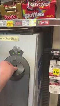 Ralphs self checkout (getting dark chocolate Hershey’s bar)