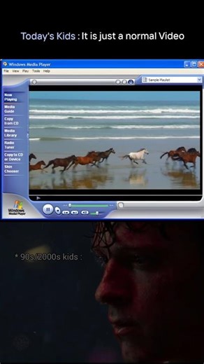 Remember 🥹 Windows 7 sample videos on a new computer