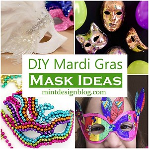 23 DIY Mardi Gras Mask Ideas