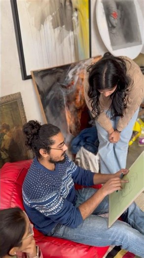 Live painting session by Arthael art ￼group #art #oilpainting #arthaelart #shortsfeed #shorts #yt