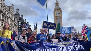 Anti-Brexit protesters demand Britain rejoins EU