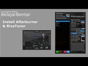 How to Install MSI Afterburner and Setting RivaTuner Statistics Server