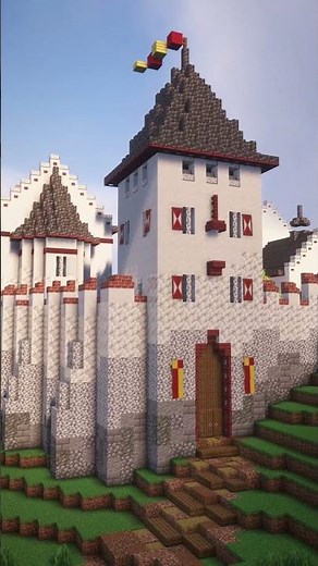 Burg Rosbruck minecraft medieval castle #minecraft #minecraftcastle #minecraftbuildings